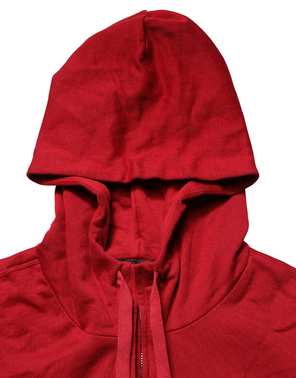 Dolce & Gabbana 100% Cotton hoodie in red