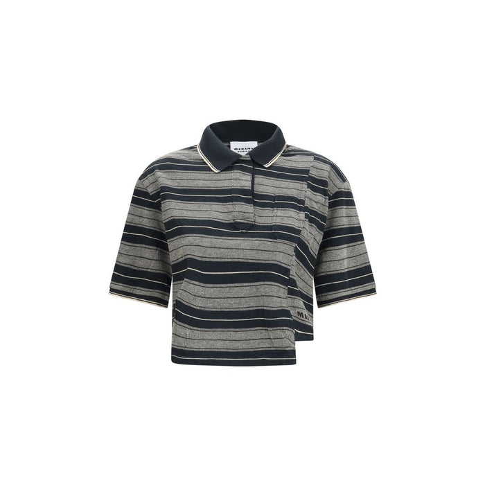 Marant Etoile 100% Cotton polo in black