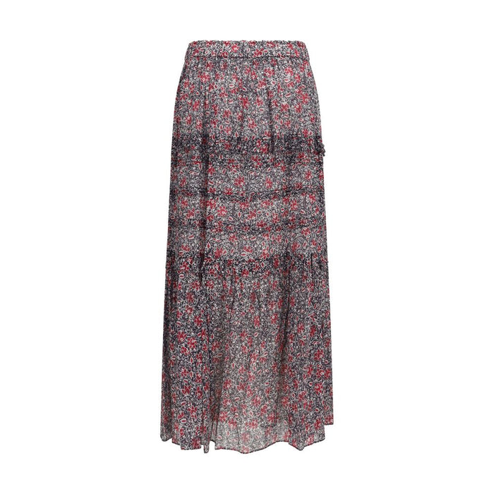 Marant Etoile 100% Cotton skirt in purple — view 2