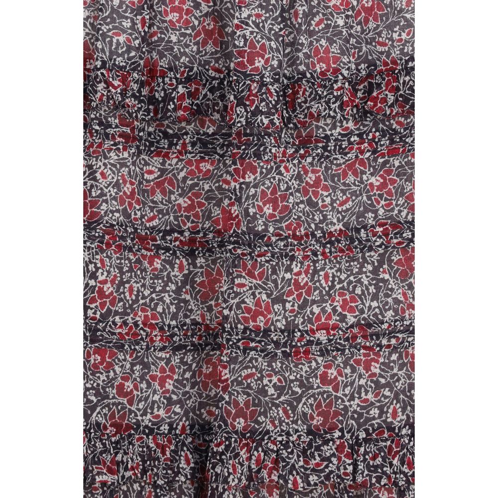 Marant Etoile 100% Cotton skirt in purple — view 3