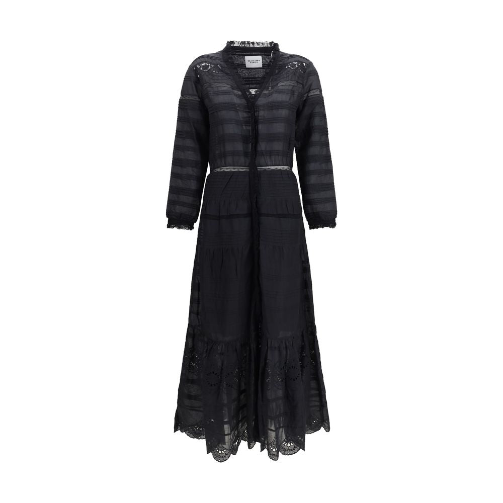 Marant Etoile 100% Cotton dress in black