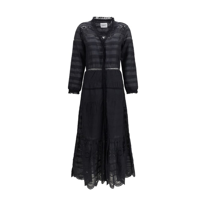 Marant Etoile 100% Cotton dress in black