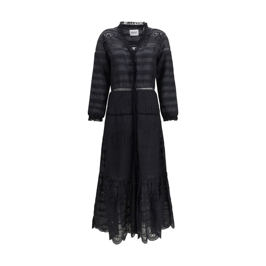 Marant Etoile 100% Cotton dress in black