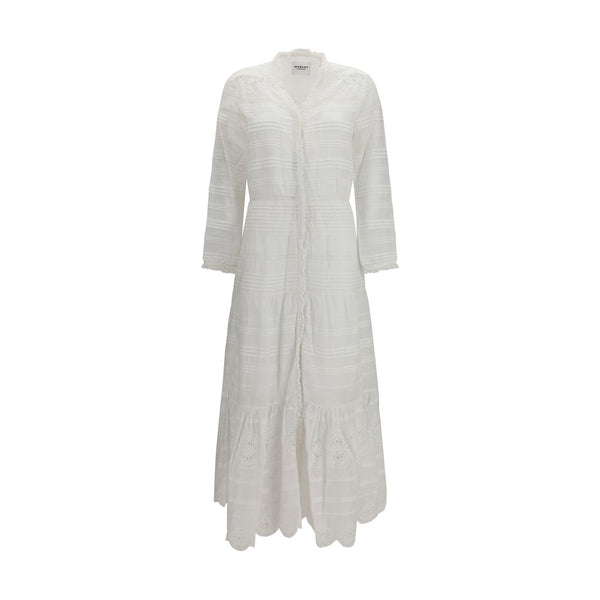 Marant Etoile 100% Cotton shirt dress in white