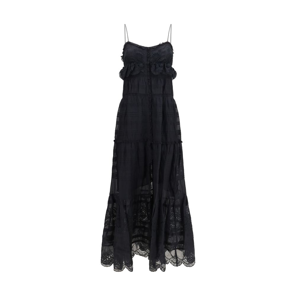 Marant Etoile 100% Cotton dress in black