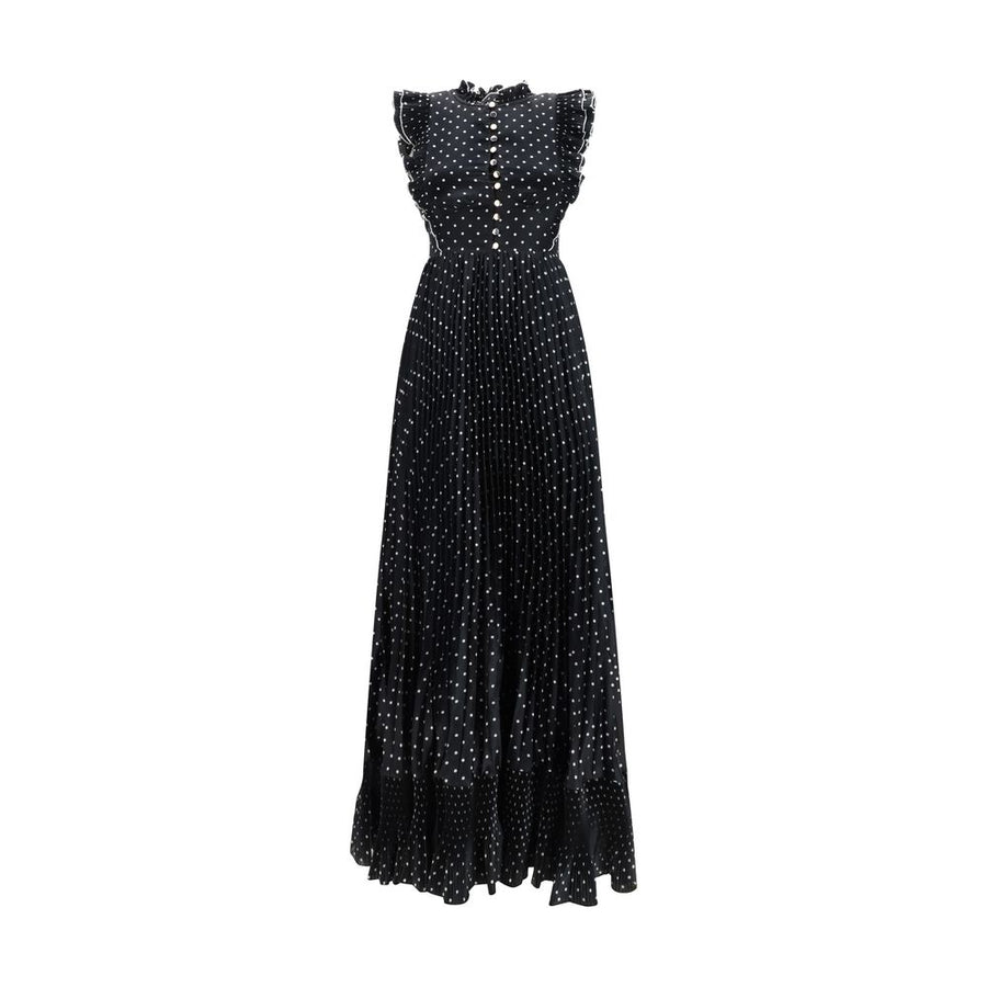 Self-Portrait 100% Polyester dress in black