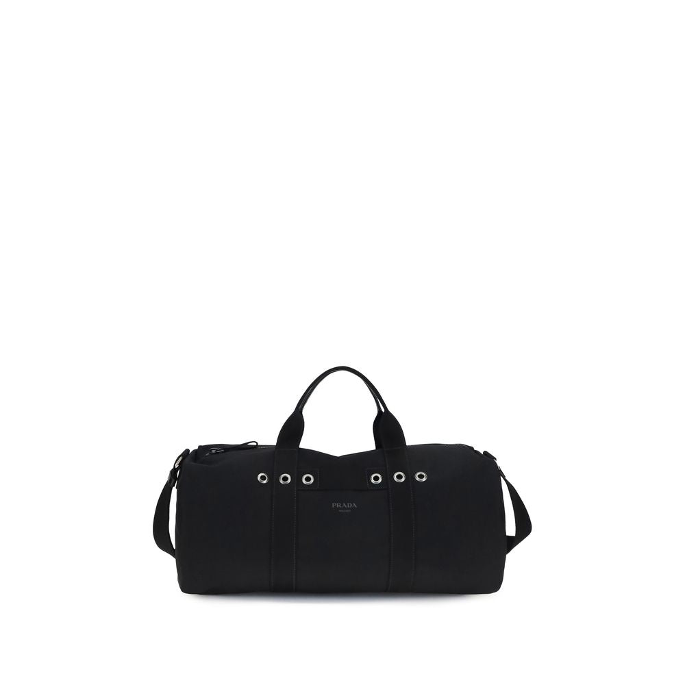 Black Cotton Luggage And Travel Bag