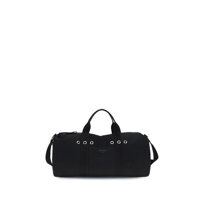 Black Cotton Luggage And Travel Bag