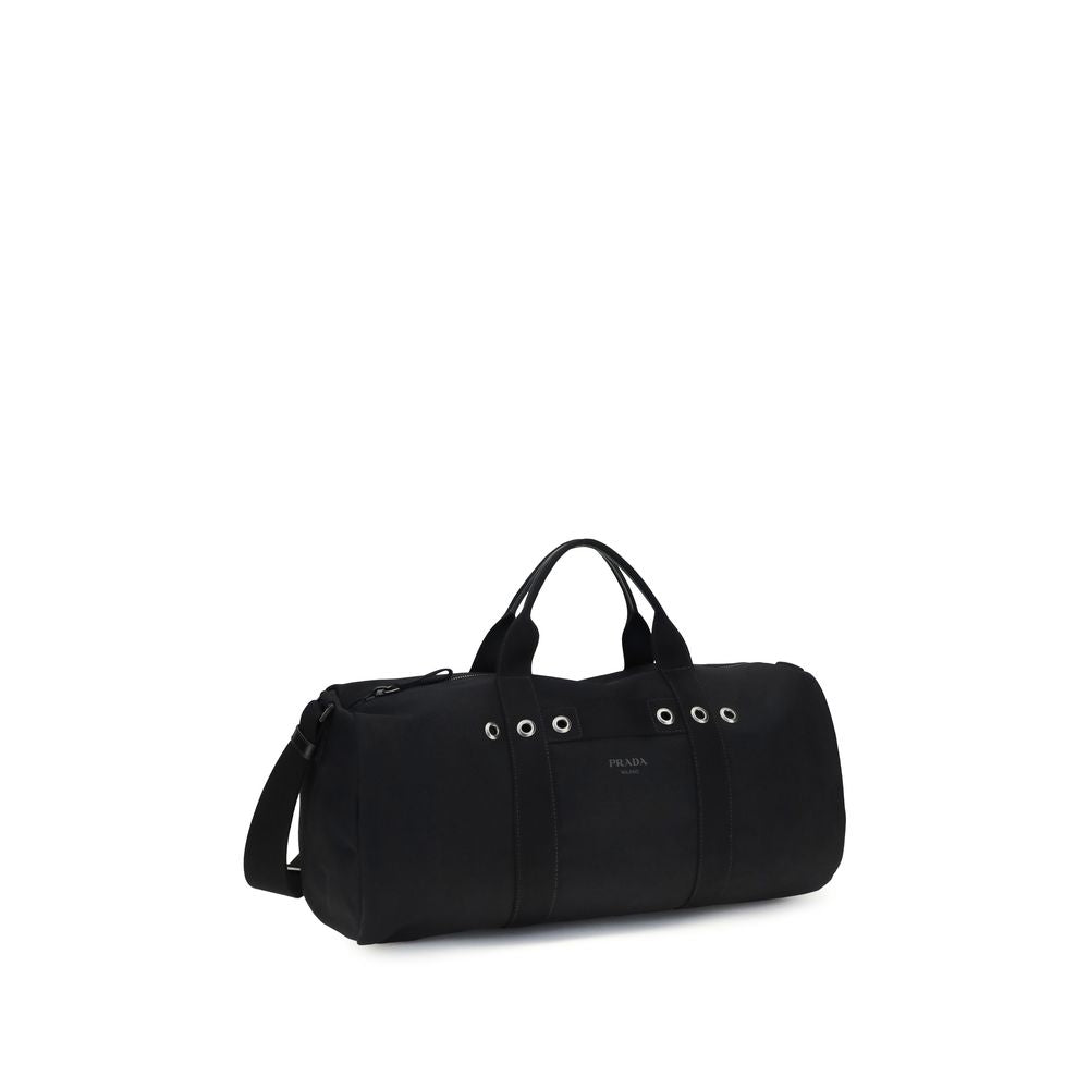 Black Cotton Luggage And Travel Bag