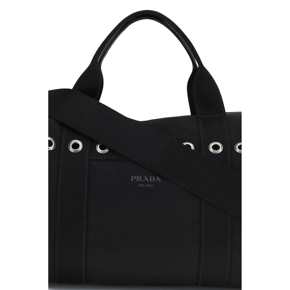 Black Cotton Luggage And Travel Bag