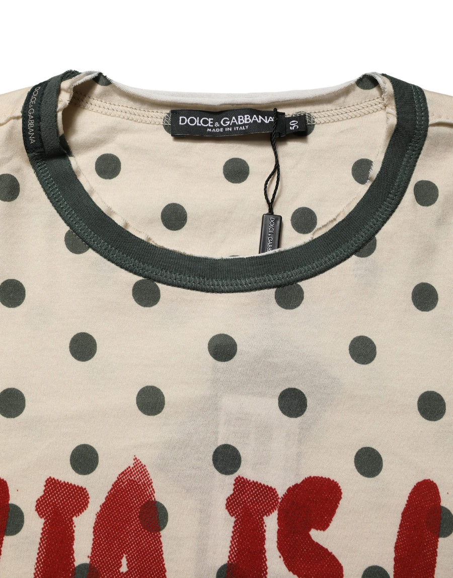 Dolce & Gabbana 100% Cotton t-shirt in beige