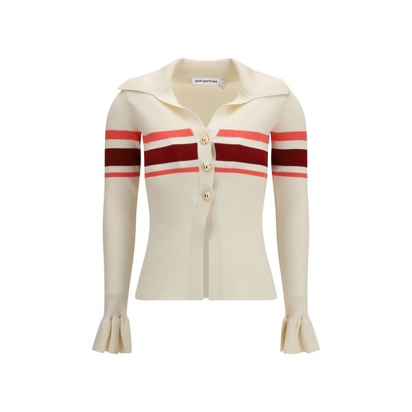 Self-Portrait 50% Viscose 32% Polyester 16% Polyamide 2% Elastane blouse in beige