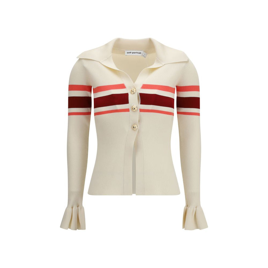 Self-Portrait 50% Viscose 32% Polyester 16% Polyamide 2% Elastane blouse in beige