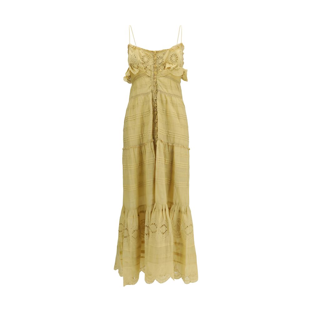 Marant Etoile 100% Cotton dress in beige