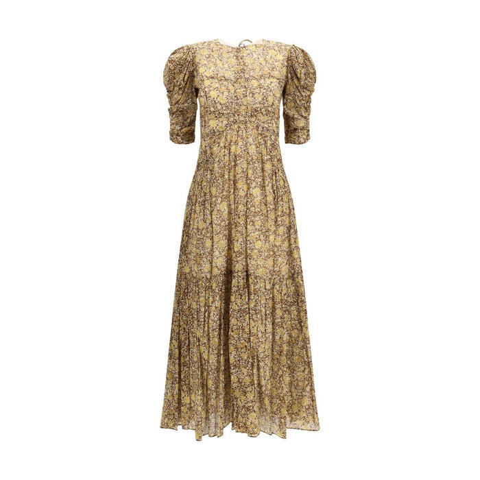 Marant Etoile 100% Cotton dress in beige