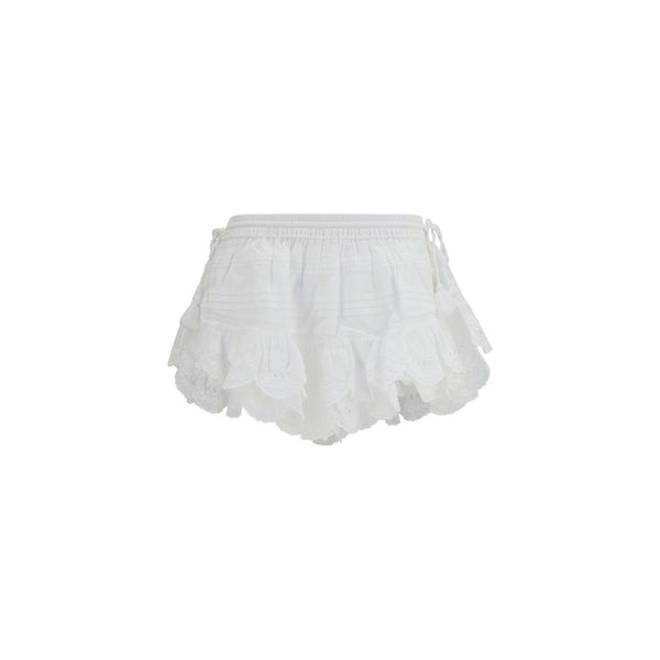 Marant Etoile 100% Cotton bermuda shorts in white