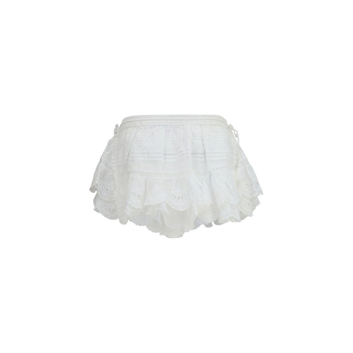 Marant Etoile 100% Cotton bermuda shorts in white — view 2