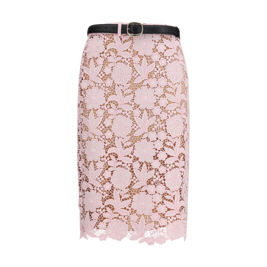 Self-Portrait 100% Polyester skirt in pink