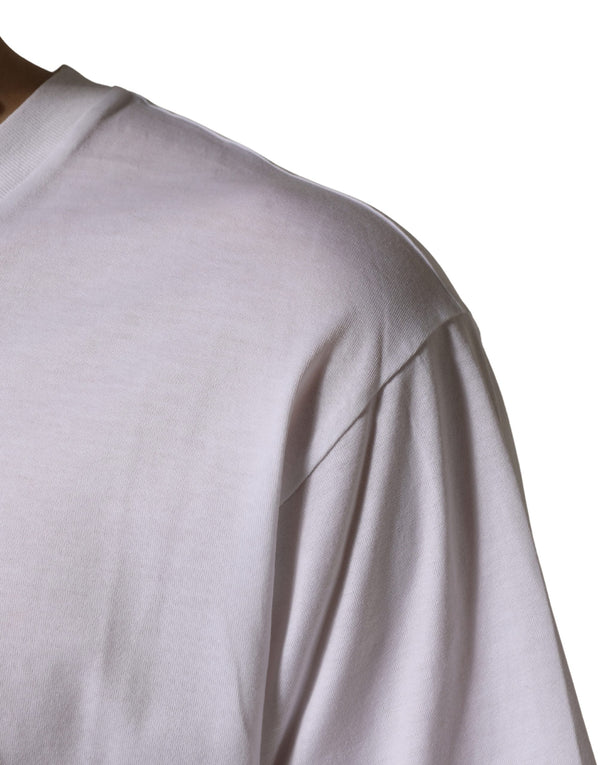 Dolce & Gabbana 100% Cotton t-shirt in white
