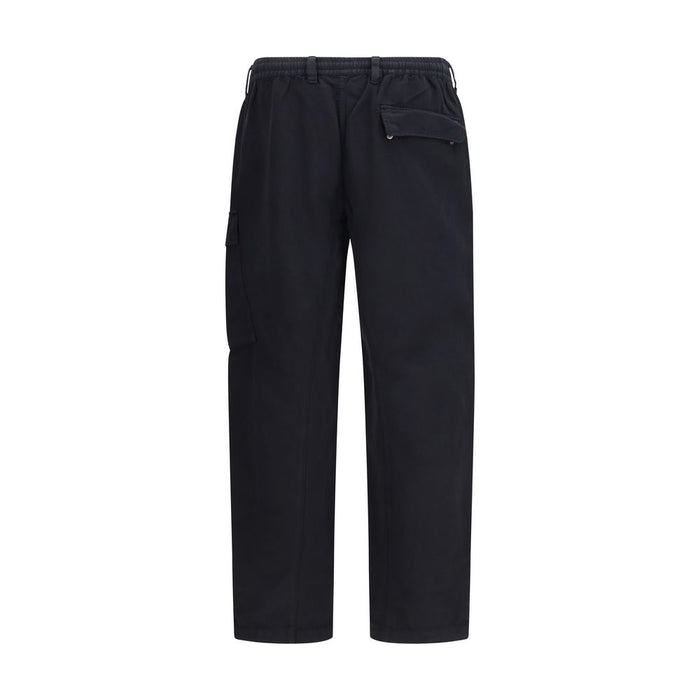 C.P. Company 56% Cotton cargo pants in black — view 2