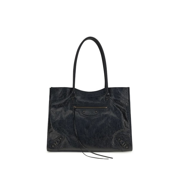 Balenciaga 100% Lamb Ovis Aries shoulder bag in black
