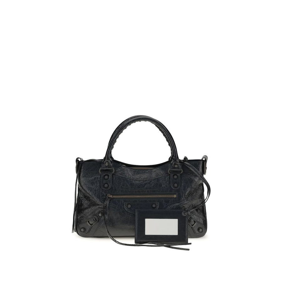 Balenciaga 90% Lamb Ovis Aries shoulder bag in black