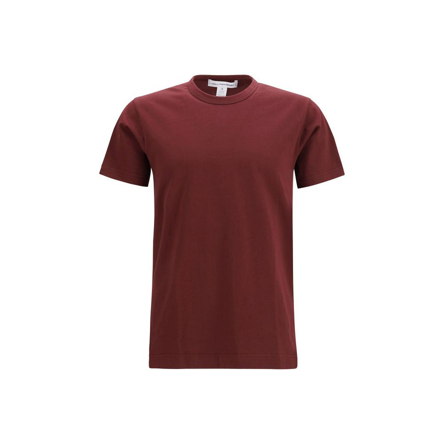 Comme des Garçons 100% Cotton t-shirt in burgundy