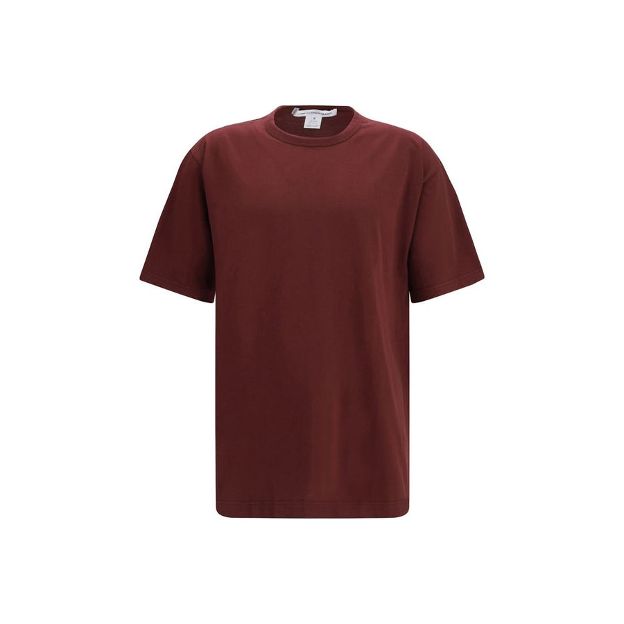 Comme des Garçons 100% Cotton t-shirt in burgundy
