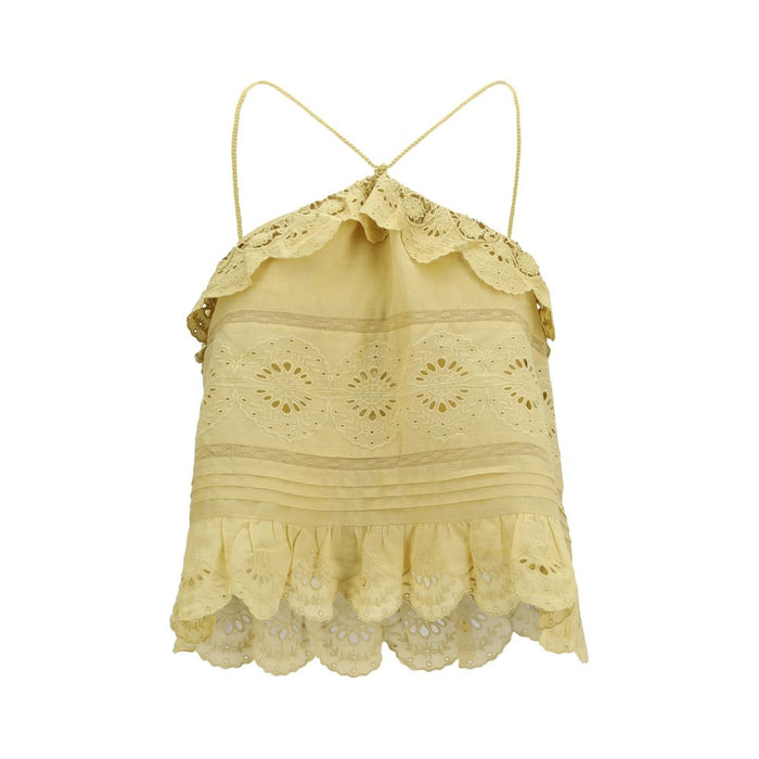Marant Etoile 33% Polyester blouse in yellow