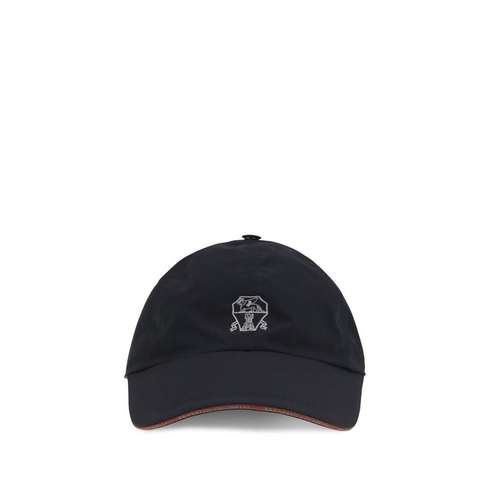 Brunello Cucinelli BRMD4799993C4506BB 100% Cotton baseball cap in black