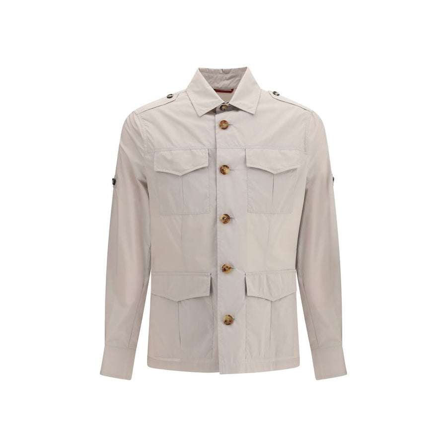 Brunello Cucinelli 64% Cotton 36% Polyamide jacket in beige