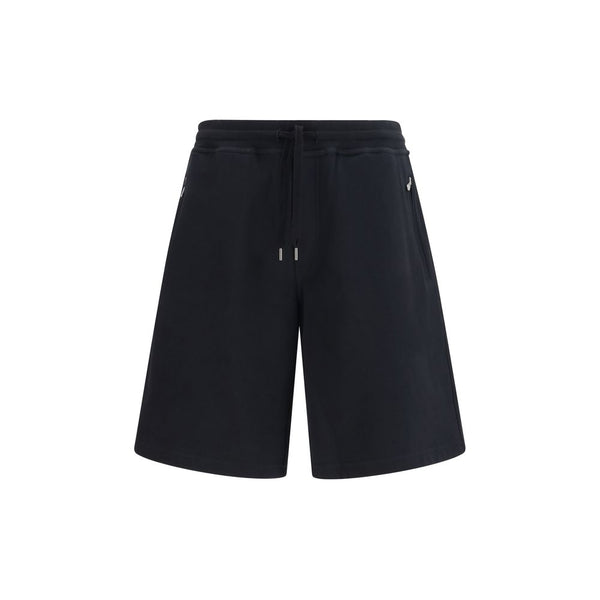 Brunello Cucinelli 95% Cotton bermuda shorts in black