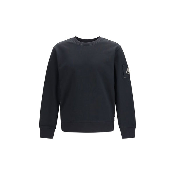 Moose Knuckles 100% Cotton sweatshirt in black