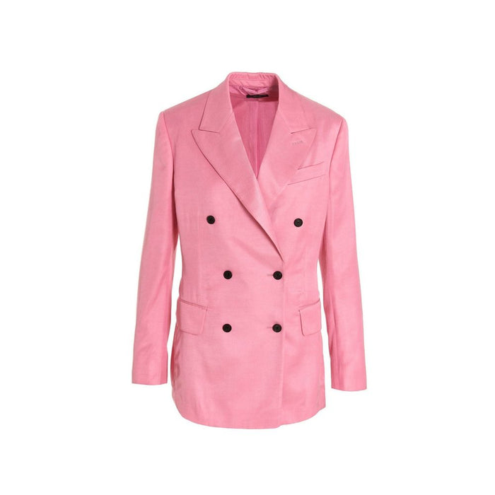 Tom Ford 100% viscose blazer in pink