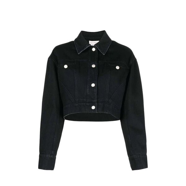 Alexander McQueen 100% cotton jacket in black