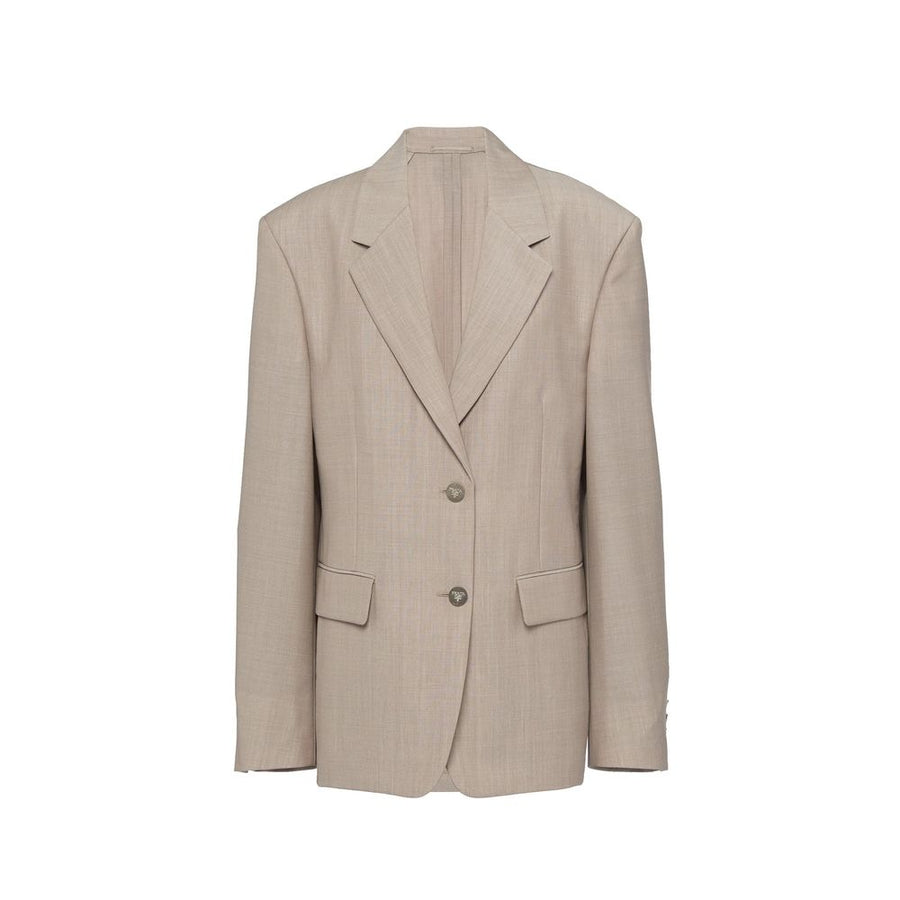 Prada 37% Mohair blazer in beige