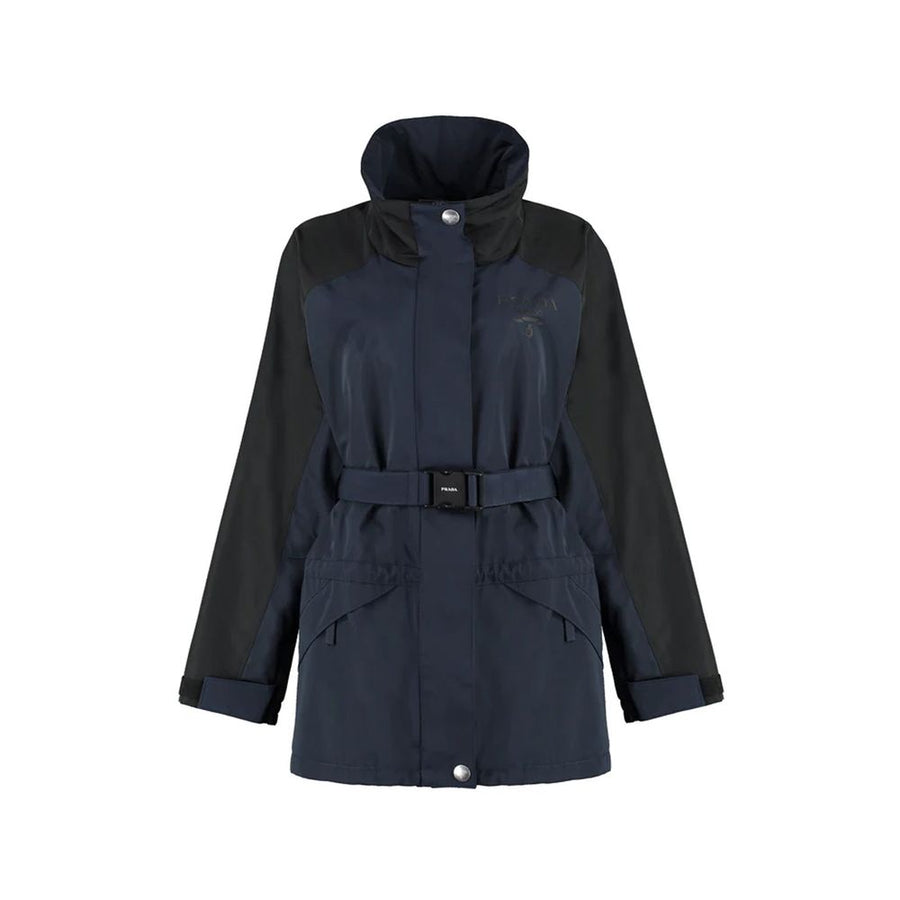 Prada 41% Polyamide jacket in blue