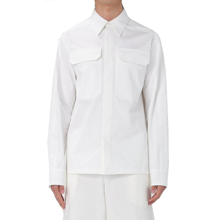 Jil Sander 100% Cotton shirt in white — view 2