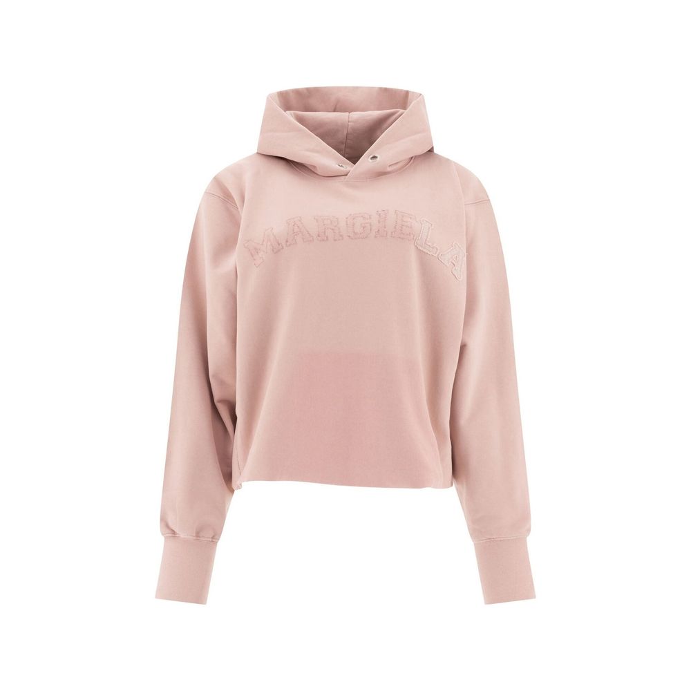 Maison Margiela 100% Cotton hoodie in pink