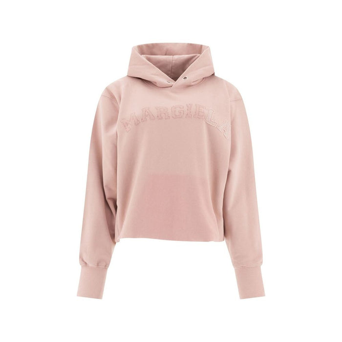 Maison Margiela 100% Cotton hoodie in pink