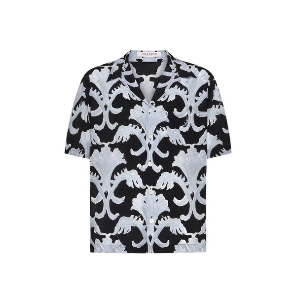 Valentino 100% Silk shirt in black