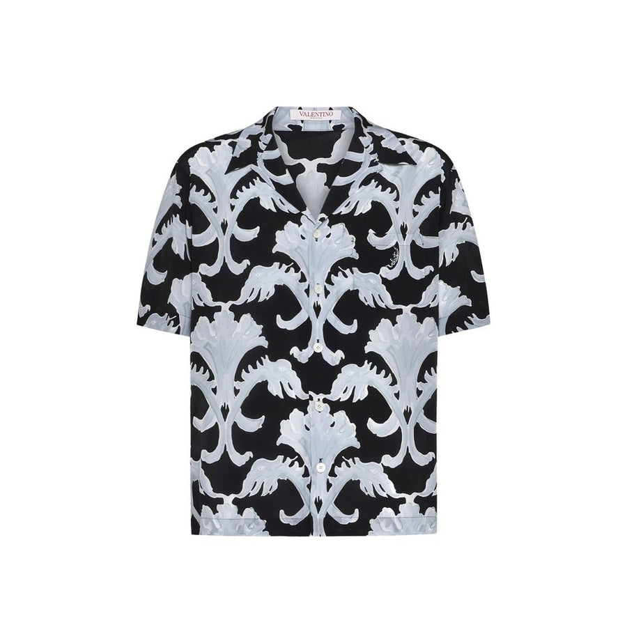 Valentino 100% Silk shirt in black