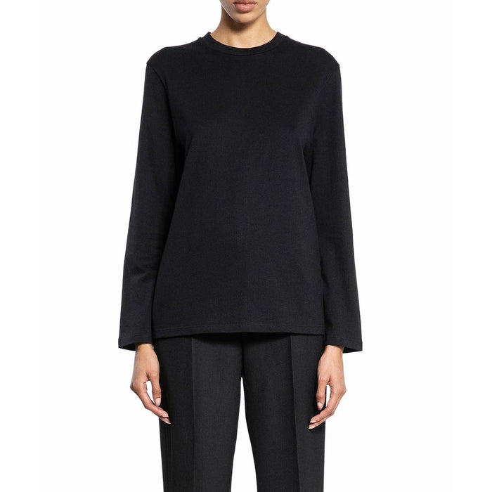 Jil Sander 100% Cotton t-shirt in black — view 2