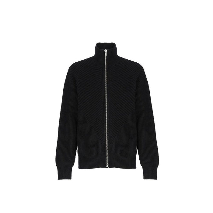 Jil Sander 43% Alpaca cardigan in black