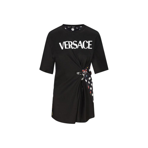 Versace 100% Cotton t-shirt in black