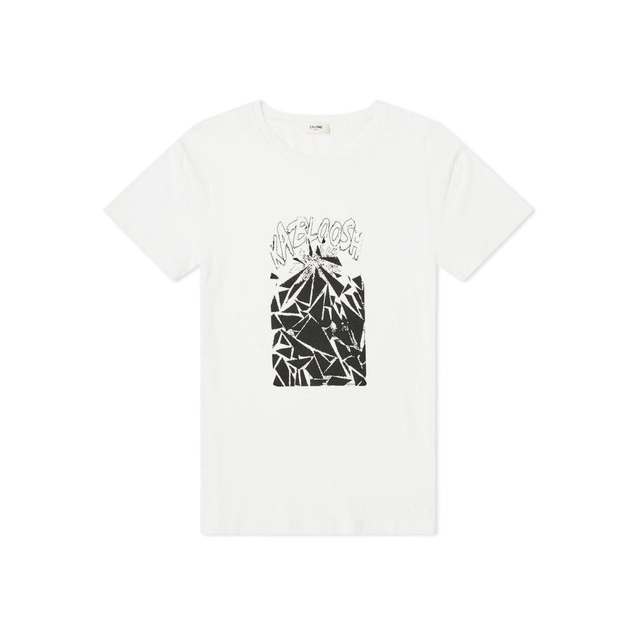 Celine 100% Cotton t-shirt in white