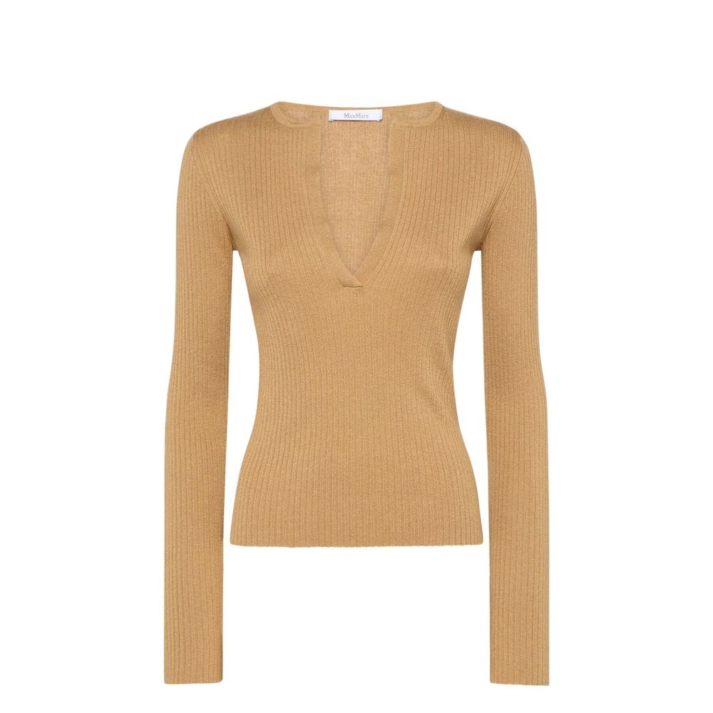 Max Mara 45% Cashmere sweater in brown