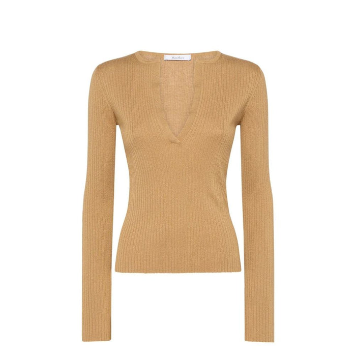Max Mara 45% Cashmere sweater in brown