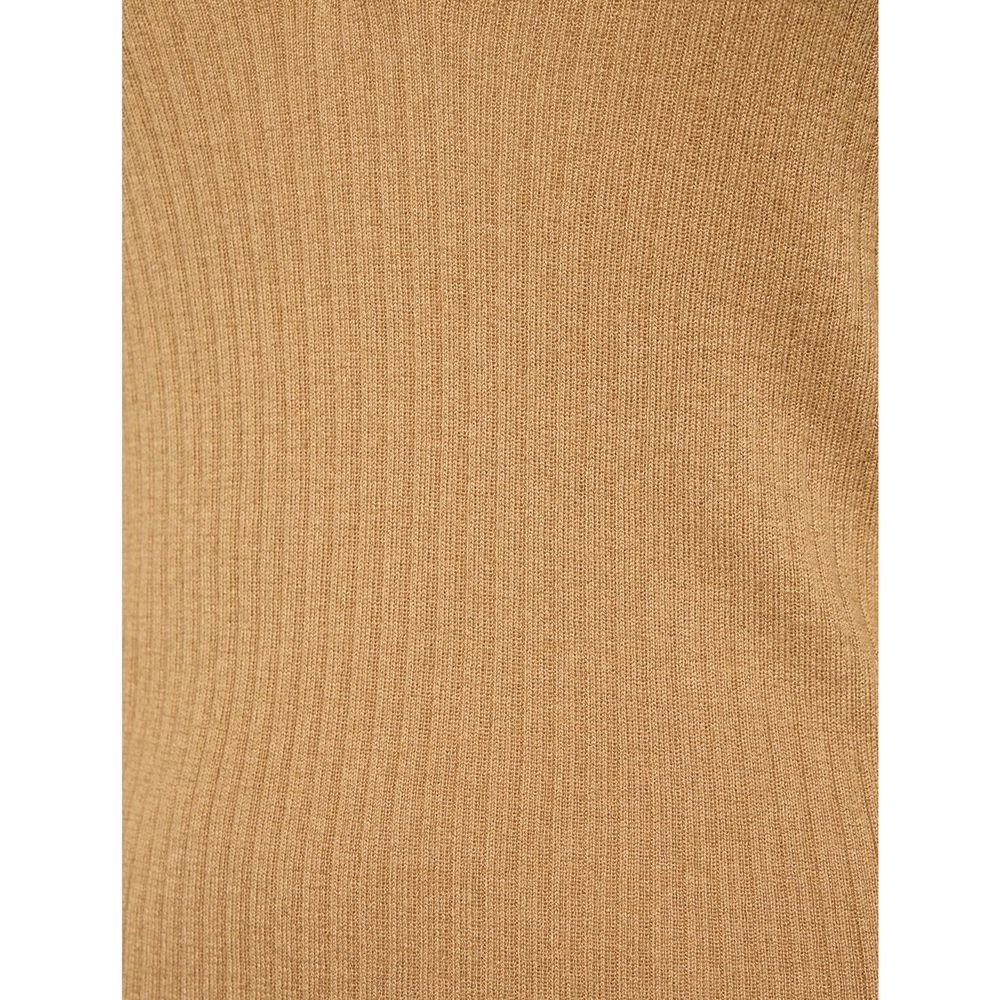 Max Mara 45% Cashmere sweater in brown — view 4