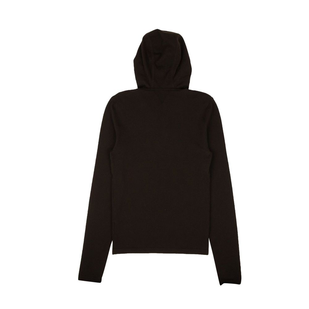 Bottega Veneta 100% Cashmere hoodie in black — view 2